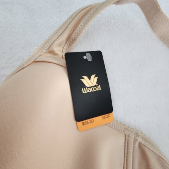 Wacoal Beige Underwire T-shirt Bra Size 36DD NWT - Picture 3 of 3